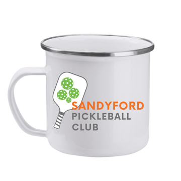 Sandyford Pickleball Enamel Camp Mug