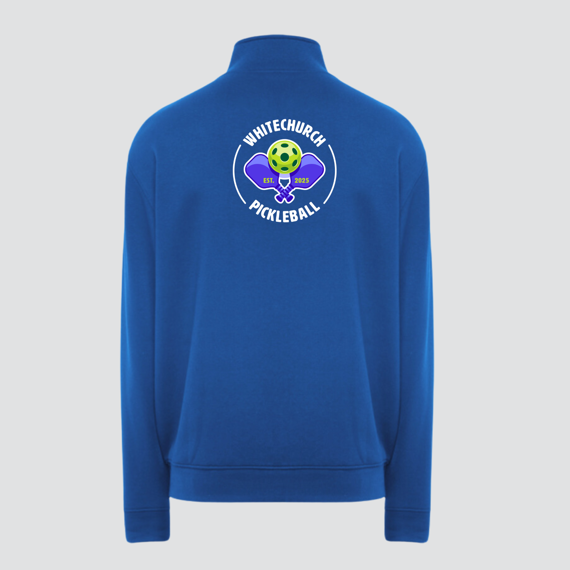 White Church Pickleball Zipped Track Top