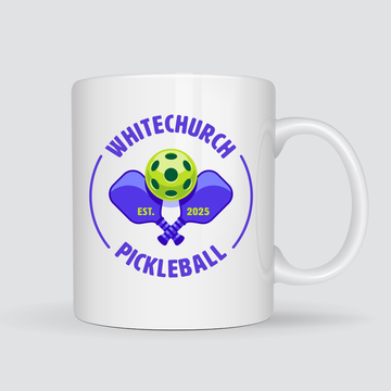 White Church Pickleball Mug