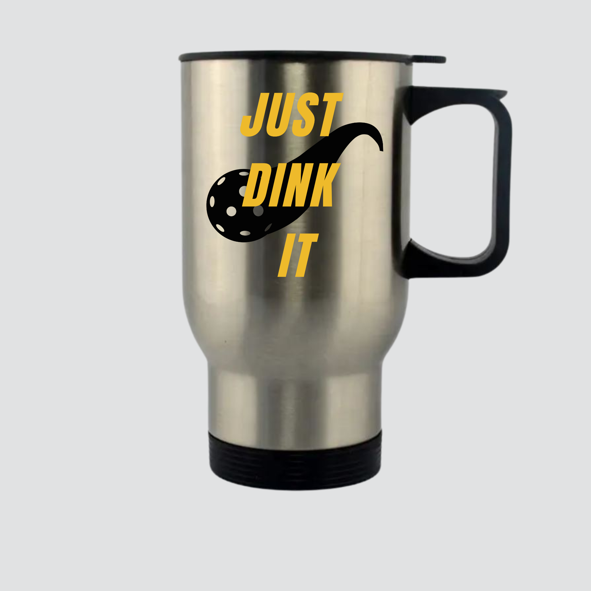 Pickleball Travel Mug White