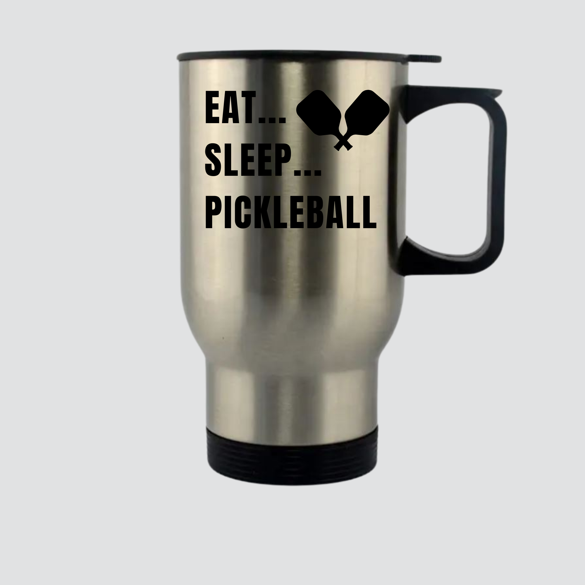 Pickleball Travel Mug White