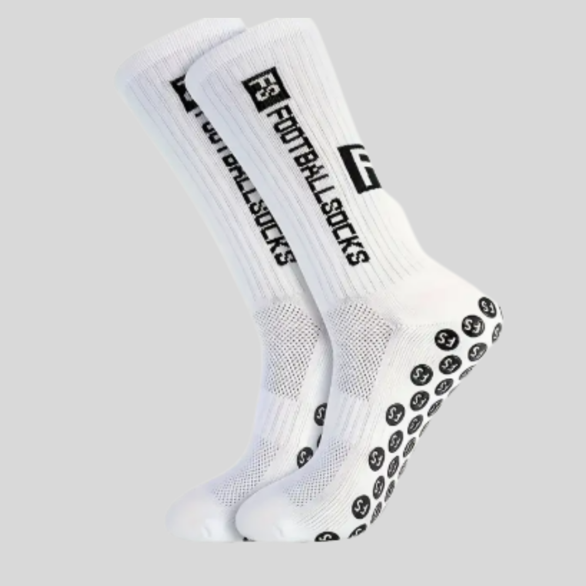 White Grip Socks