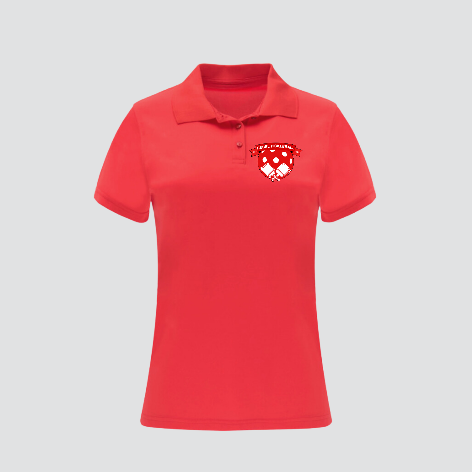 Rebel Pickleball Sports Polo - Ladies Fit