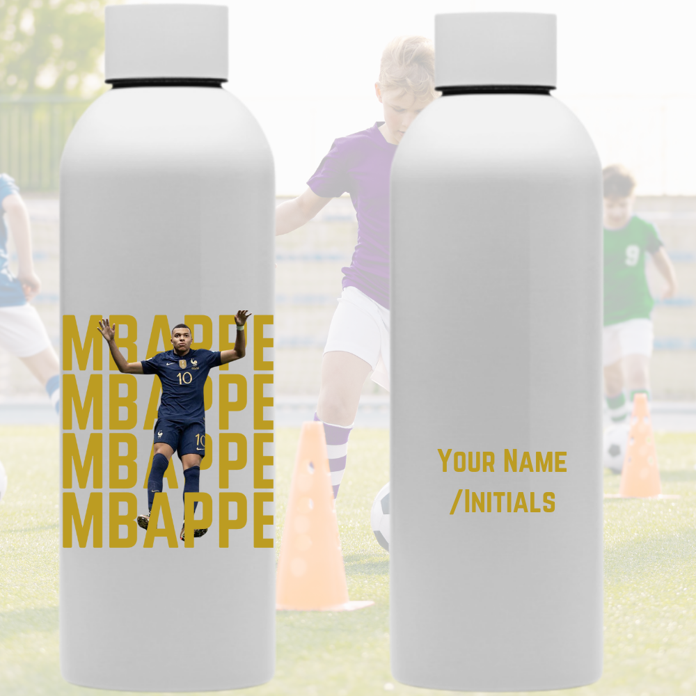 Mbappe Personalised 800ml Metal Waterbottle