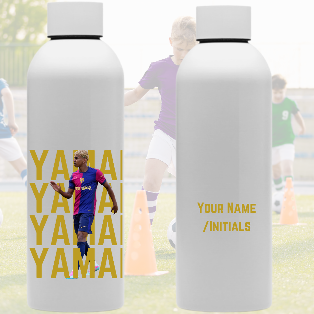 Yamal Personalised 800ml Metal Waterbottle